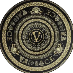 Service Plate 33cm, Virtus Gala Black, Versace