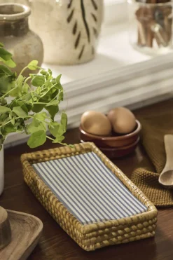 Serviet m/blå striber 16 stk pr pakke