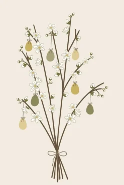 Serviet påskebuket 16 stk pr pakke