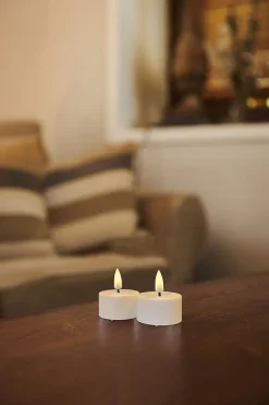 Sille Genopladelig Fyrfadslys 2 stk sæt