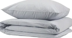Small stripe washed percale
