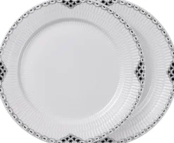 Sort Riflet Blonde tallerken 27cm 2-pak