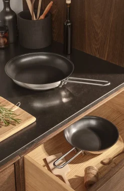 Stainless Steel Stegepande 20 cm med Slip-Let® belægning