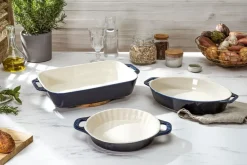 Stentøj Tærtefad 24 cm, Keramisk