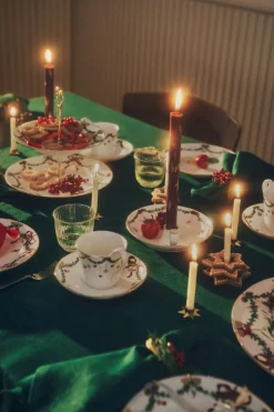 Stjerne Riflet dug grøn 320 cm