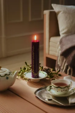 Stjerne Riflet Jul Lysestage 15,5 cm