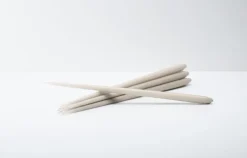 STOFF candles by Ester&Erik - 6 stk i gaveæske, sand