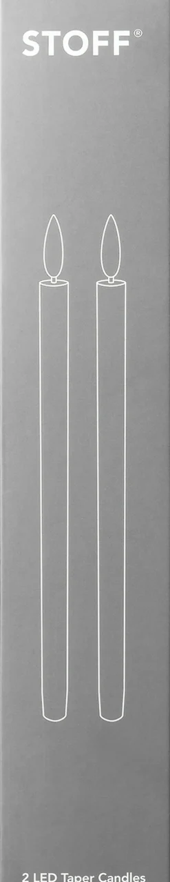 STOFF LED kertelys af Uyuni Lighting, 2 stk.