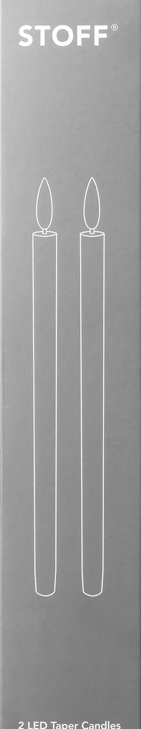 STOFF LED kertelys af Uyuni Lighting, 2 stk.