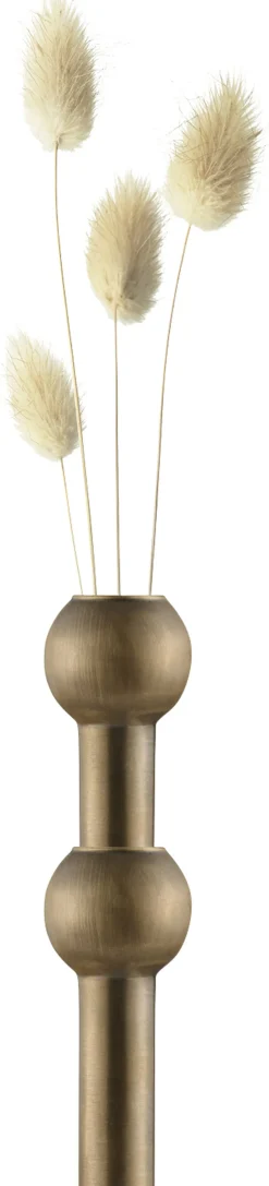 STOFF Nagel vase - bronzed brass/bruneret messing