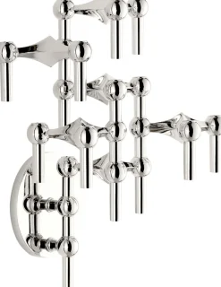 STOFF Nagel wall hanger - chrome