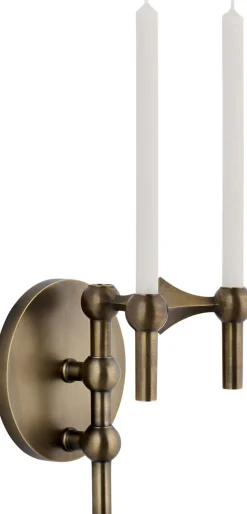 STOFF Nagel wall hanger - bronzed brass/bruneret messing