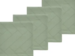 Stofservietter Tiles Hedge green 4 stk.