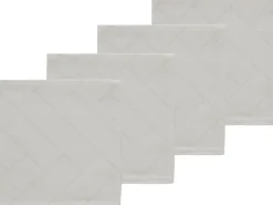 Stofservietter Tiles Light grey 4 stk.