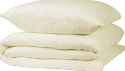 Stonewashed muslin sengesæt