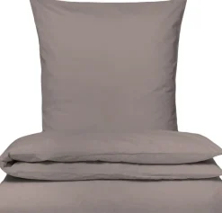 Stonewashed satin sengesæt