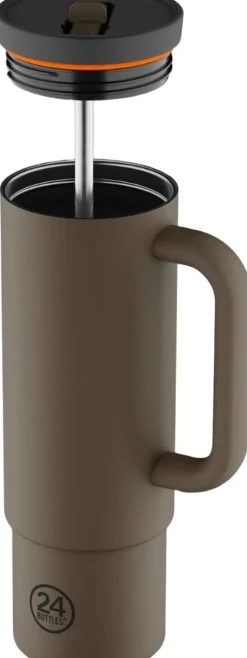 Straw Cup 800 ml - Mocha