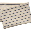 Stripe bathmat 50x80cm surf the web/ecru