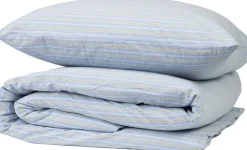 Stripe washed percale
