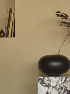 Surround Vase, H17,5, Wood