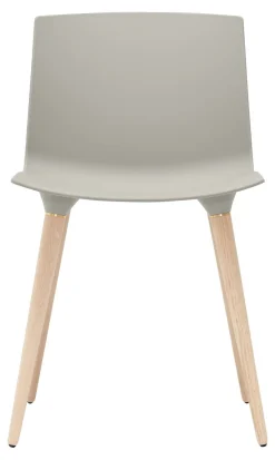 TAC Chair plast Grey / Oak white pigm. lacquer