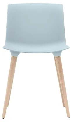 TAC Chair plast Iceblue / Oak white pigm. lacquer