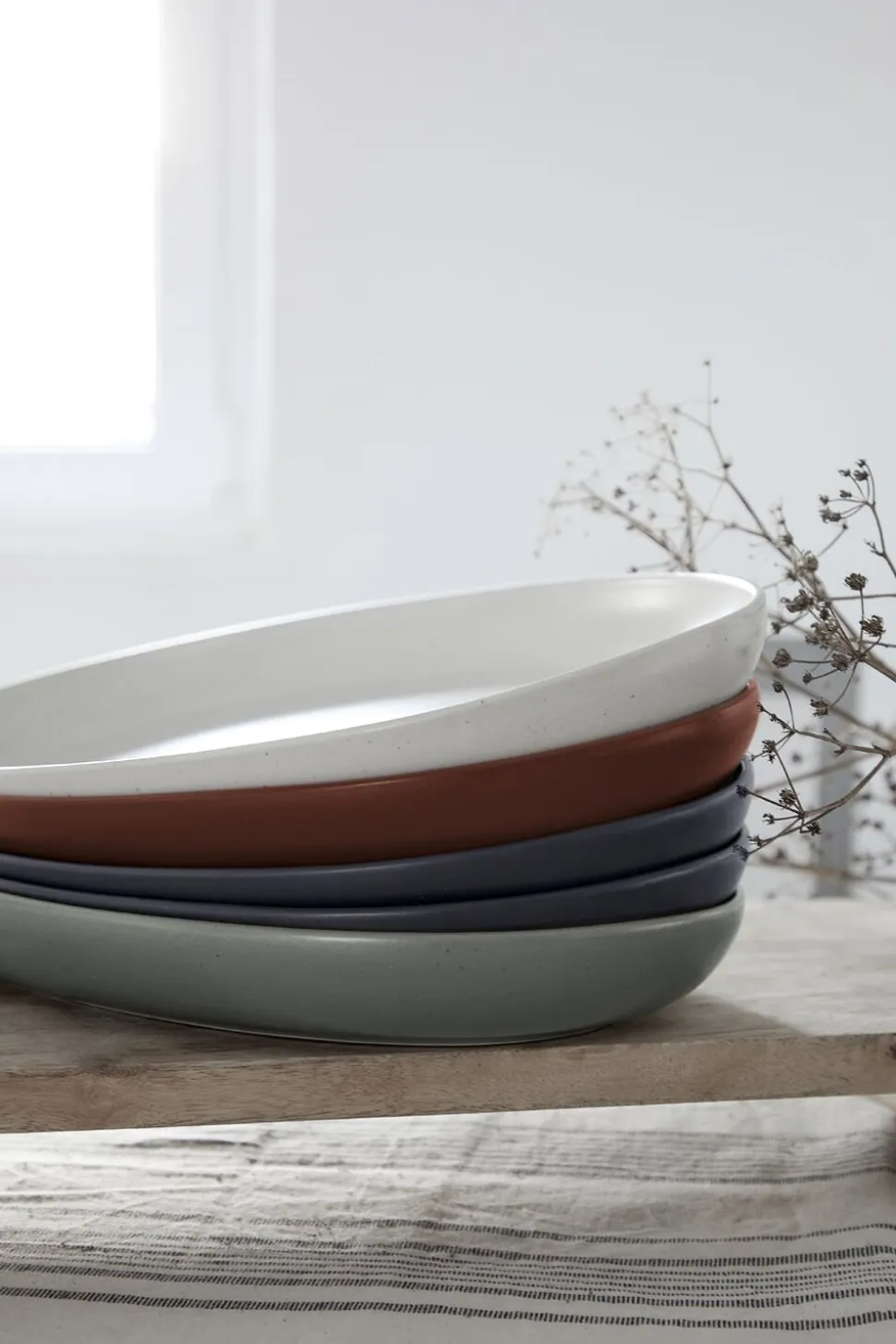 Tallerken flad Pacifica 27 cm Vanilla Keramik