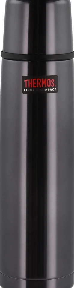 Termoflaske Light & Compact 1 liter Midnight Blue stål