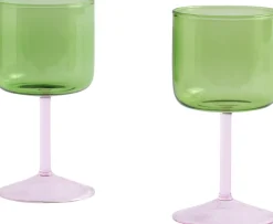 Tint Wine Glass-Set of 2-Green and