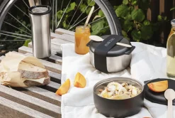 To Go madkasse steel/black