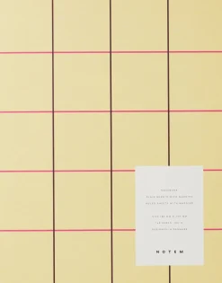 UMA Flat Lay Notebook - Large, Yellow check