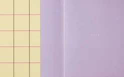 UMA Flat Lay Notebook - Large, Yellow check