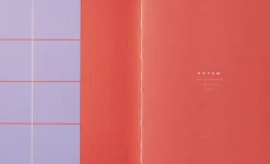 UMA Flat Lay Notebook - Medium, Lavender check