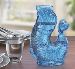 Vandkaraffel fisk, blå, glas, NEMO