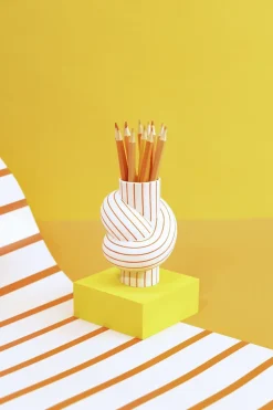 Vase 12cm, Mango, Node Stripes