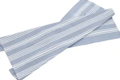 Viskestykke recycle Eco Stripe 70 x 50 cm Dream blue