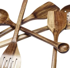 Wooden Utensil Skimmer Spatula XL